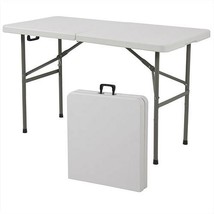 Multipurpose 4-Foot Center Folding Table with Carry Handle - $170.67