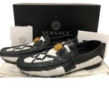 Gianni versace Shoes Woven bicolor loafers 412464 - £317.79 GBP