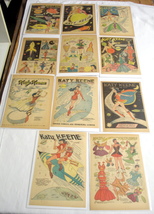 11 Katy Keene 1950&#39;s Outer Space Pin-Ups, Paper Doll and Comic Pages Assortment - £15.63 GBP