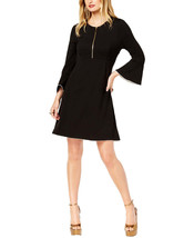 Rachel Zoe Womens Zip-Neck Bell Sleeve Shirtdress, Size 8 - £24.91 GBP