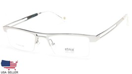 New Etnia Barcelona QUEBEC-SL Silver Eyeglasses Glasses 50-18-140 B27mm Spain - £76.73 GBP
