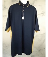 Vintage VCC Vantage Club Collection Mens Blue yellow  Golf Polo Shirt Si... - $439.17 MXN
