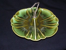 Vintage Mid-Century Green De Forest Of California #374 USA 1965 Candy Nut Dish - £15.81 GBP