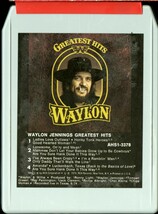 WAYLON JENNINGS GREATEST HITS 8 TRACK RCA AHS1-3378 TESTED - $6.95