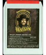 WAYLON JENNINGS GREATEST HITS 8 TRACK RCA AHS1-3378 TESTED - $9.50 CAD