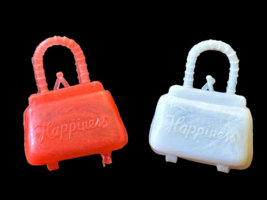 Barbie Francie Happiness Handbags Purses Lot of Two Red and White Vintage - £3.84 GBP
