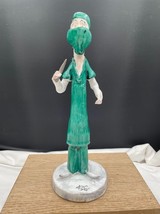 Doctor Surgeon Figurine TP Ceramiche Sculpture Poli Cesare Italy Vintage READ Me - £14.68 GBP