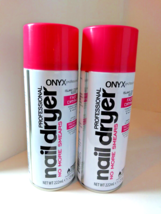 2 Cans - Onyx Professional No More Smearing Nail Drying Spray - FAST SHI... - $24.22