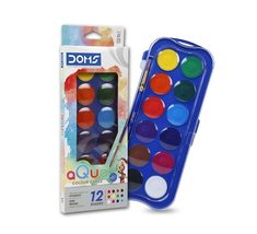 DOMS Water Color Cakes 12 Shades (30 mm) - £6.51 GBP