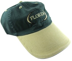 Florida State Green Beige Embroidered Bite Me Adjustible Cap Hat Beach Baseball - £9.49 GBP