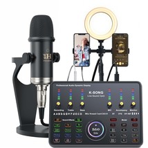 Podcast Device Suit Audio Interface With Heart-Shaped Design Bm800 Micro... - £136.08 GBP