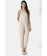 Topshop Tailored Strapless Jumpsuit Sz 10 Blush pink - $66.53