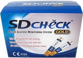 SD Check GOLD Test Strips 50 pcs blood glucose sugar test strip for SD-C... - £25.55 GBP