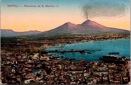 Napoli Italy - Panorama da S. Martino Chrome Vintage Postcard - £5.22 GBP