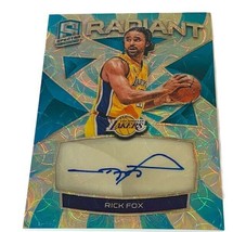 Rick Fox Autograph Lakers Auto signature sp 2018-19 Spectra Radiant Blue /60 gem - £66.19 GBP
