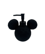 DISNEY Mickey MOUSE Black Ears SOAP Lotion DISPENSER With PUMP Deboss Matte - $18.00
