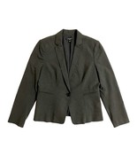 Ann Taylor Women&#39;s Dark Gray Blazer Jacket SZ 10P - £31.78 GBP