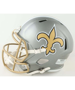 Alvin Kamara Signed Saints Full-Size Flash Alternate Speed Helmet (Beckett) - $296.01