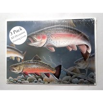 Wisconsin Trout Salmon Stamp Design Winner Greeting Cards 3 Pk All Occasion 1999 - £8.48 GBP