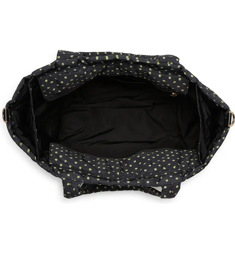 Marc Jacobs Quilted Nylon Dot Prints Diaper Tote Bag! ~NWT~ PERIDOT DOTS Item image 2