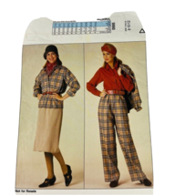 Vogue Sewing Pattern 0995 Slacks Jacket Skirt Blouse Sz 8 10 12 Uncut FF - £10.27 GBP