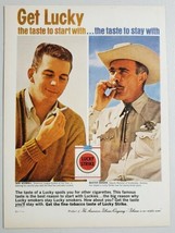 1962 Print Ad Lucky Strike Cigarettes Don Schwall Boston Red Sox Luckies - $11.68