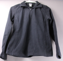 Champion 1/4 Zip velour Jacket Black Size XS Womens 1139 - $13.99