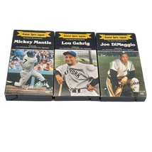 New York Yankees Greatest Sports Legends  DiMaggio Gehrig Mantle VHS 1989 - $21.77