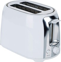 Brentwood TS-292W Cool Touch 2-Slice Extra Wide Slot Toaster, White - £21.26 GBP