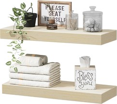 Qeeig Bathroom Shelves: Small 16-Inch Wall Shelf Over Toilet Set Of 2 In... - $37.96