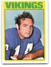 1972 Topps Fred Cox Minnesota Vikings 194, NFL Football Sports Card, Vintage - £63.10 GBP