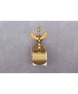 Gold Color bathroom brass Swan luxury Toilet Paper Holder with Crystal New - $154.20 CAD