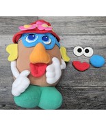 1991 Playskool Plush Fabric Mr. Mrs. Potato Head w/ Moveable Pieces - $26.68