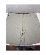 Wrangler Tan Flex Waistband Zip Pocket NW990FS Outdoor Cargo Shorts Mens... - $19.95