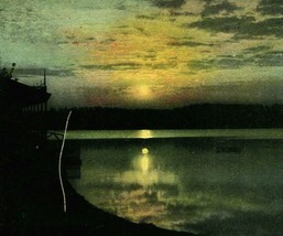 Sunrise at Exposition Park on Conneaut Lake Pennsylvania PA 1911 DB Postcard - £14.20 GBP