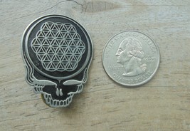 Grateful Dead Spinner Double post Hat Lapel Pin pewter/silver Finish - £3.70 GBP