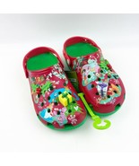 NEW Disney Parks Christmas Crocs Holiday Presents Mickey Friends 3D Clog... - $82.27 CAD