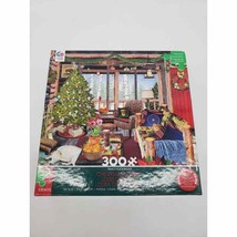 Puzzle - Christmas Lodge - 300 Pieces - 24x18 - Made in USA - $8.41