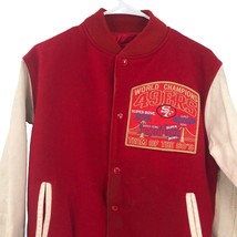 VTG Chalk Line San Francisco 49ers Team of the 80s Wool Varsity Jacket S... - $1,187.99