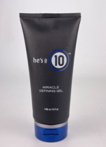 Hes a 10 Miracle Defining Hair Gel 5 Fluid Ounces Its a 10 Men New - £15.37 GBP