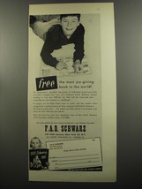 1953 F.A.O. Schwarz Ad - Free the most joy-giving book in the world - £13.81 GBP