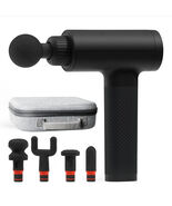 Sharper Image Powerboost Deep Tissue Percussion Massage Gun Rechargeable... - $148.49
