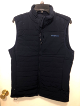 NEW Lands End Mens Small 34-36 Down Filled Puffer Vest Full Zip Light In... - $29.69