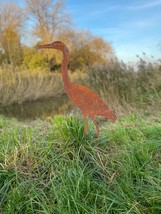 Standing Heron – Iron Sculpture. 55x1x84cm - $84.95
