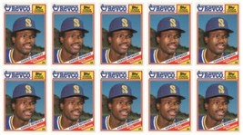 (10) 1988 Topps Revco League Leaders Baseball #19 Harold Reynolds Lot Ma... - $13.99