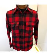 Vintage Profile Buffalo Plaid Flannel Shirt/Jacket Wool Carter &amp; Churchill - €30,29 EUR