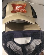 Miller High Life Tan/Black Mesh Strapback Hat - $27.42 CAD