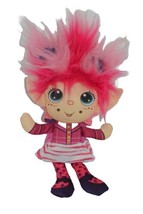 Jay Play Flip Zee Trolls 2 In 1 Plush Doll Toy Pretty In Pink Elf Girl 15&quot;  - £10.70 GBP