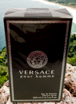 Versace Pour Homme 200ml / 6.7oz Edt Spray For Men New Sealed - £59.07 GBP