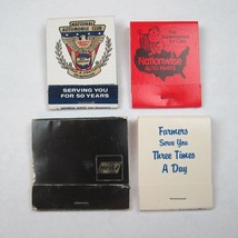 4 Vintage Matchbooks National Automobile Club, Nationwise Auto Parts, He... - £15.74 GBP